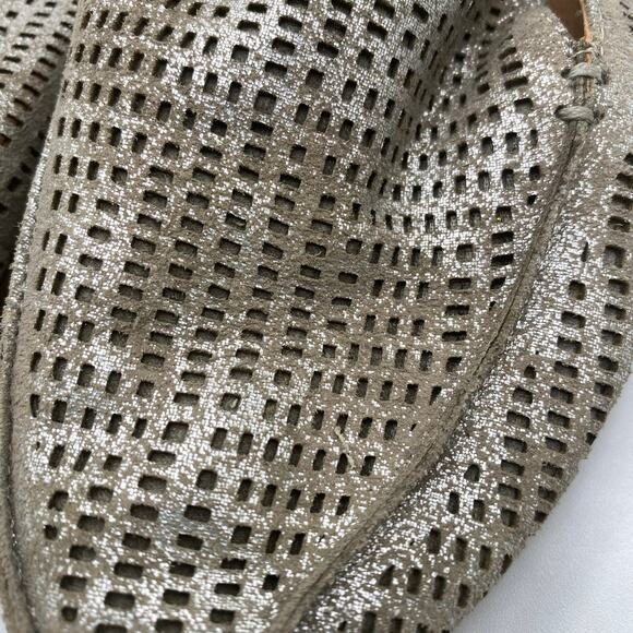 Crown Vintage Veneta Metallic Loafers‎ Size 7.5 - Picture 6 of 8